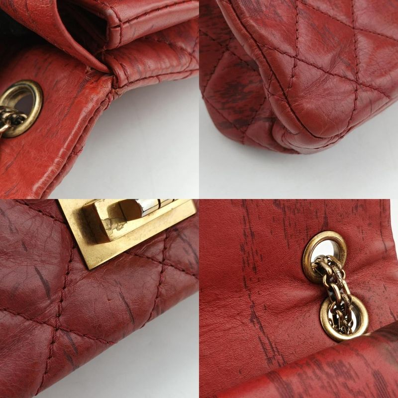 Chanel255 Matelasse Red Lamb Skin A4880713868239