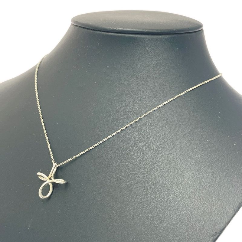 Tiffany & Co Silver Open Cross Necklace 2.6g 925 Engraved 426096 Necklace