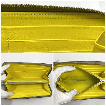 Celine Round Zipper Long Wallet Large Zipped