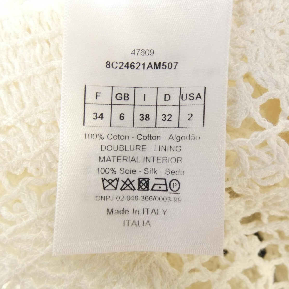 Dior Tunic White 38 — view 3