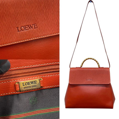 Loewe Logo Velazquez Twist Handle Leather