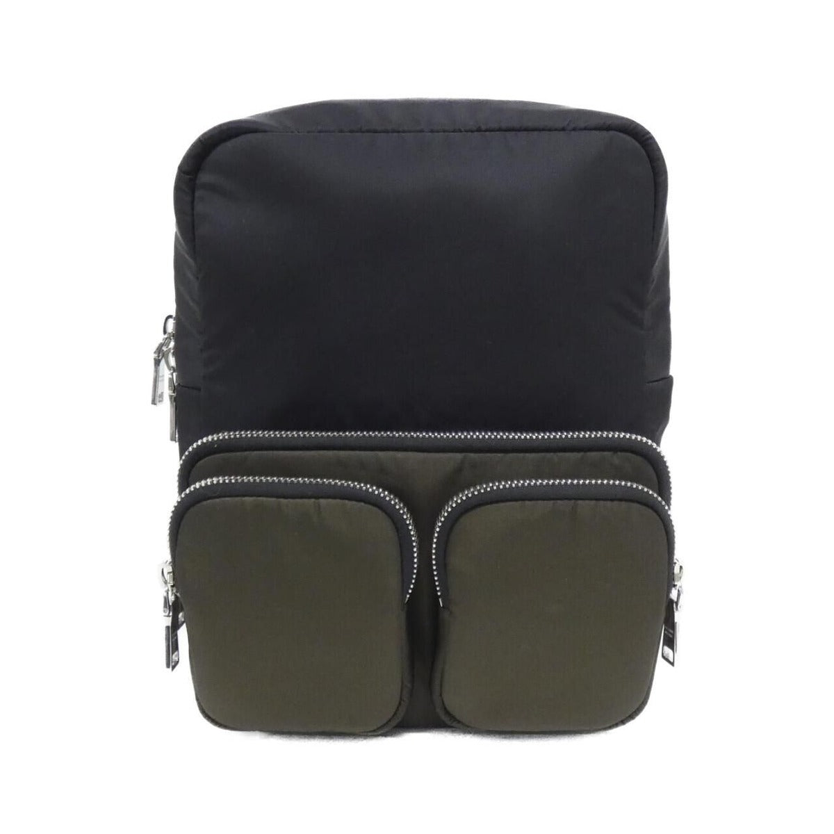 Prada Backpack Black Silver