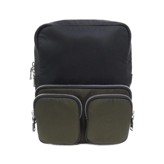 Prada Backpack Black Silver