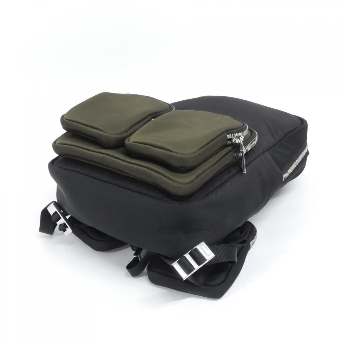 Prada Backpack Black Silver — view 3