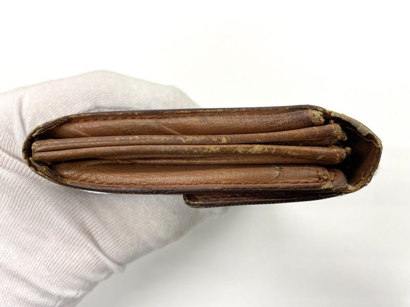 Louis Vuitton Monogram Pochette Portmonnais Cles Di Long Wallet M61725 Brown