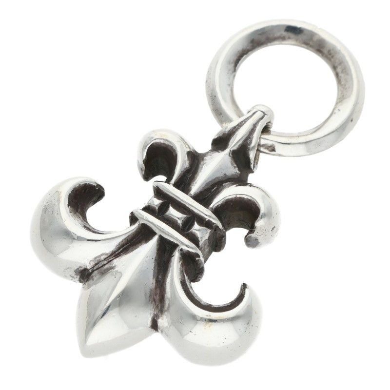 Chrome Hearts BS Fluer BS Pendant Vintage Silver Necklace