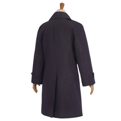 Hermes Coat Stainless Steel Collar Balmacaan Vintage — view 6
