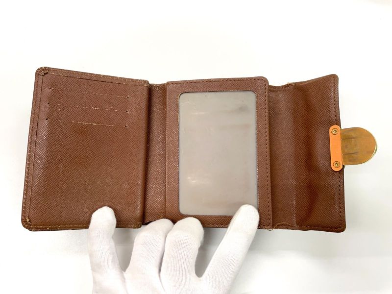Louis Vuitton Monogram Portefeuille Koala Compact Wallet Trifold Wallet Pass