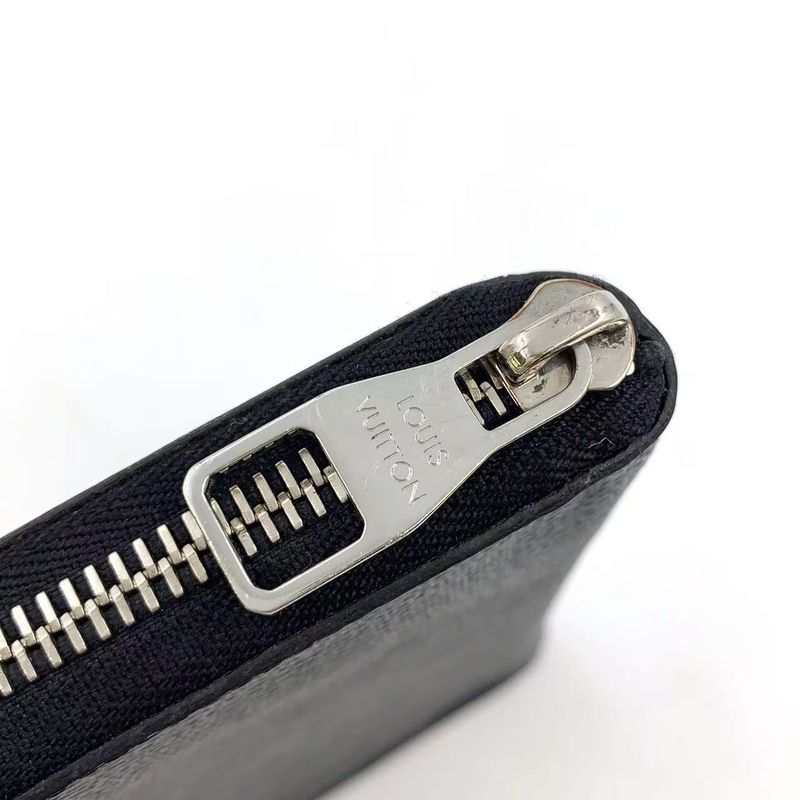 Louis Vuitton Zippy Wallet Vertical Damier Graphite Damier Graphite PVC Black