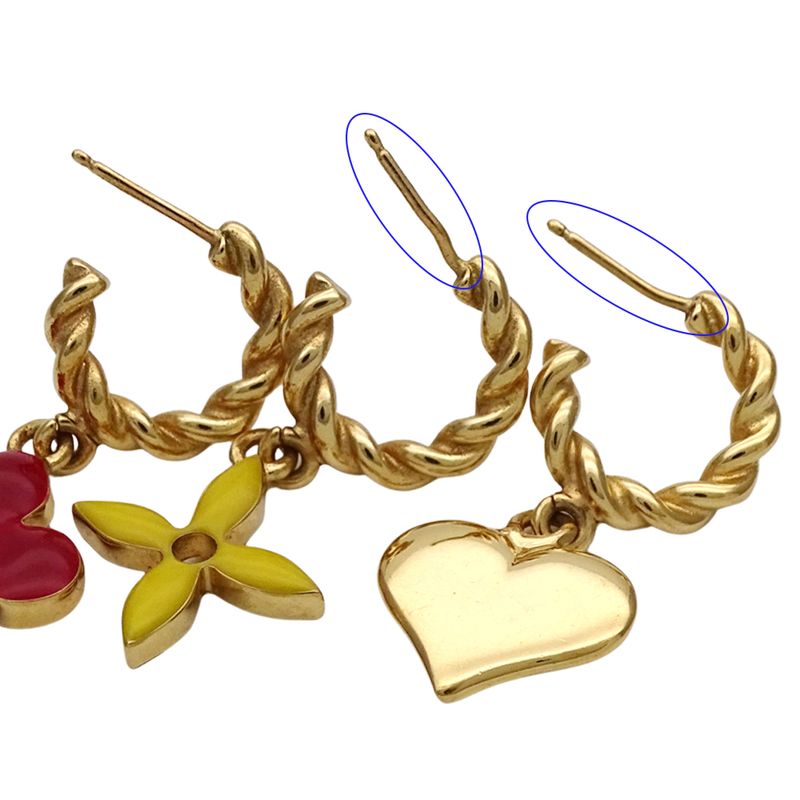 Louis Vuitton Earrings Women's Men's Brand Metal Boucle Dreille Sweet Monogram