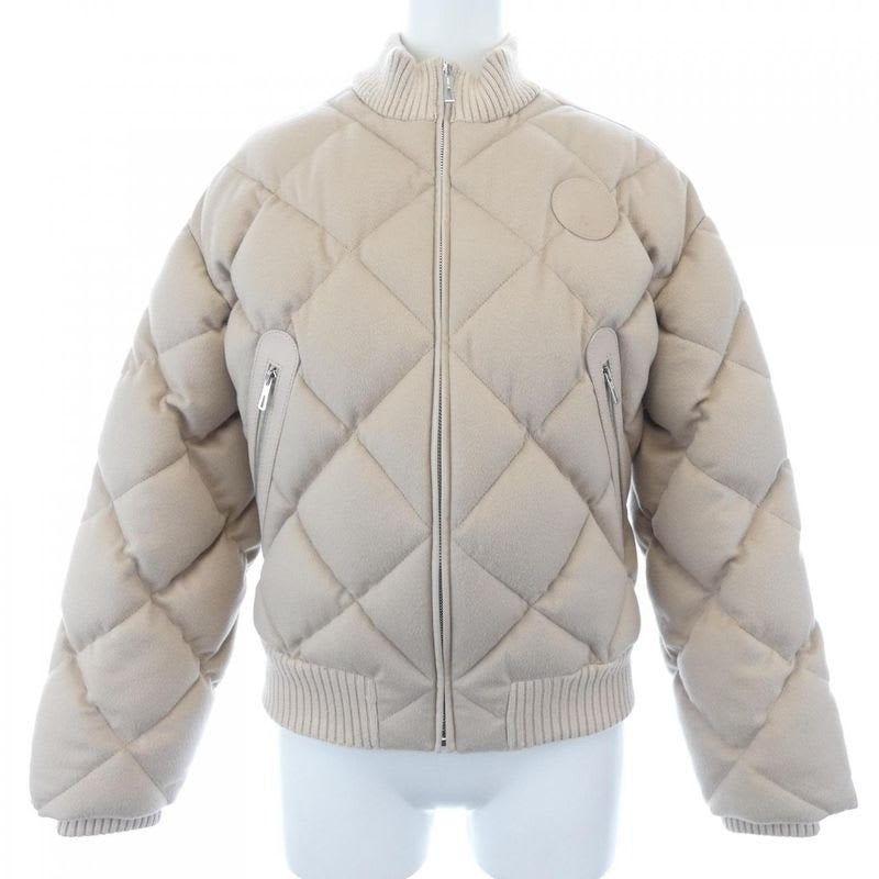 Hermes Short Puffer Size 34 Beige Coat