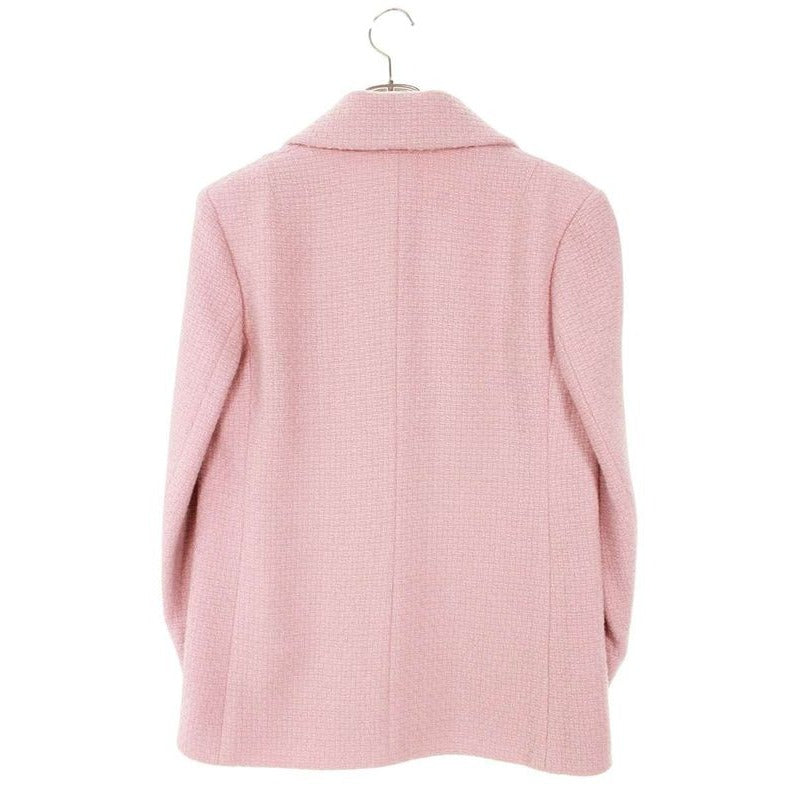 Chanel Coco Mark Button Tweed Jacket 40 — view 2