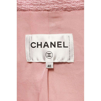 Chanel Coco Mark Button Tweed Jacket 40 — view 3