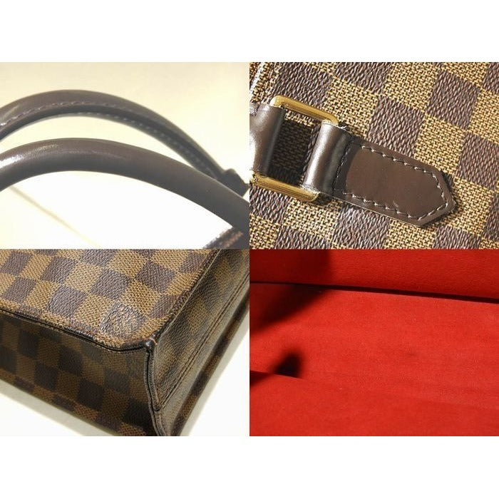 Louis Vuitton Tote Bag Sac Plat Damier Handbag Business Commuter Brown — view 3