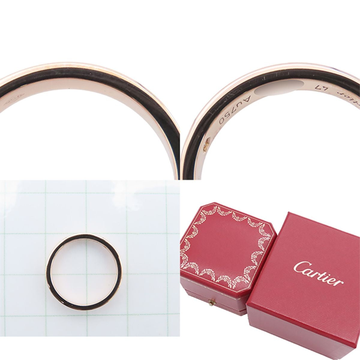 Cartier C de Cartier Wedding Ring Pink Gold 18k Diamond — view 8