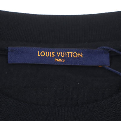 Louis Vuitton 23SS 100% Cotton LV Concert Print Inside Out Short Sleeve Black