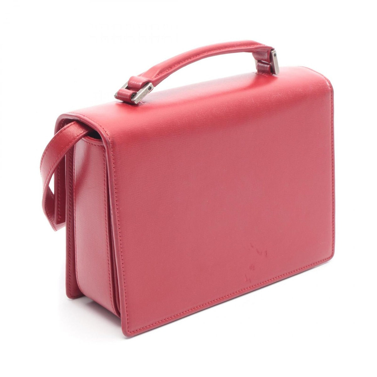 Saint Laurent Paris Shoulder Bag Belle Chasse Red Leather — view 2