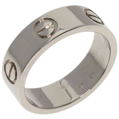 Cartier Love Ring #50 Ring - 18K White Gold Ladies