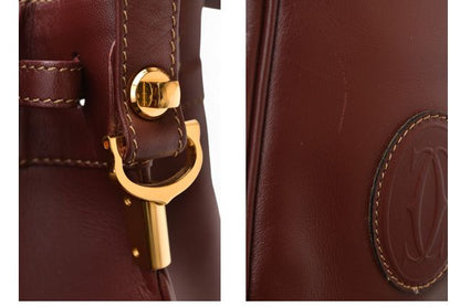 Cartier Shoulder Bag Must Line Cartier Vintage Drawstring Bag Crossbody Leather