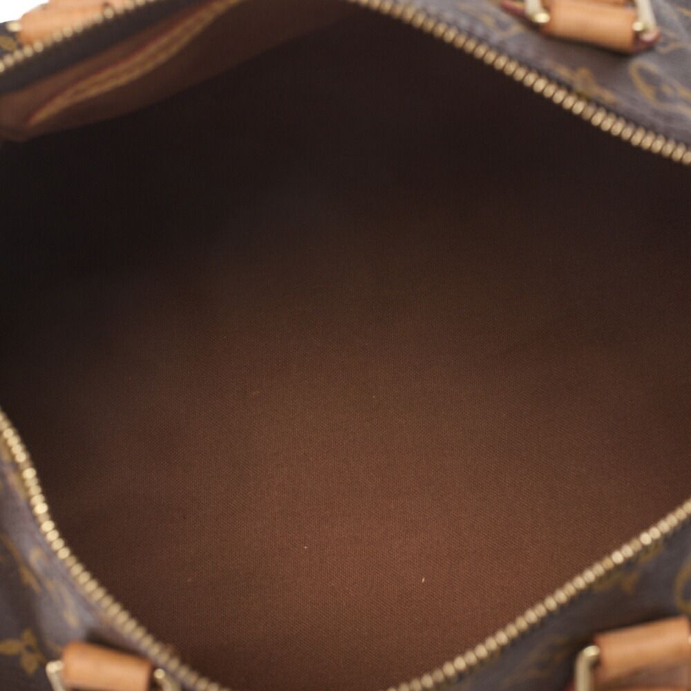 Louis Vuitton Monogram Speedy -30 Handbag M41526 Brown (gold Hardware) [no