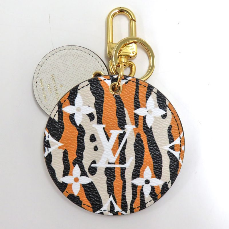 Louis Vuitton Porte Cles Ilustre M68470 Giant Monogram Jungle Black