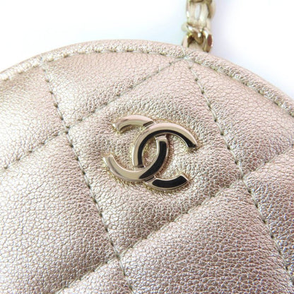 CHANEL Matelasse Leather Coin Case Airpods Pro Case 2024 Ears Gift Gold With