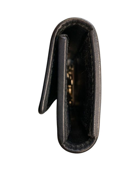 1991bvlgari Key Case 6-Stacks Weekend Silver Hardware Gray Pre-Owned