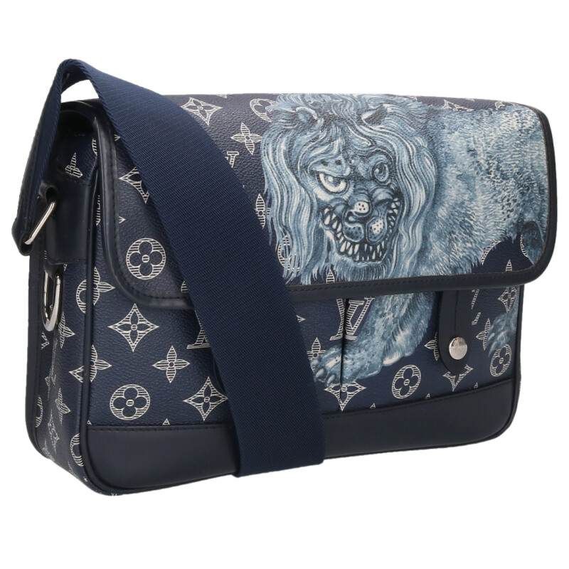 Louis Vuitton 17SS M54248 Messenger PM Savannah Monogram Shoulder Bag Men PM