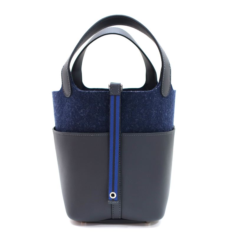 Unused Hermes Picotin Lock PM Go-team Brunuit Swift Felt W Engraved