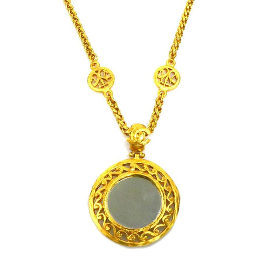 Chanel Necklace Mirror Pendant