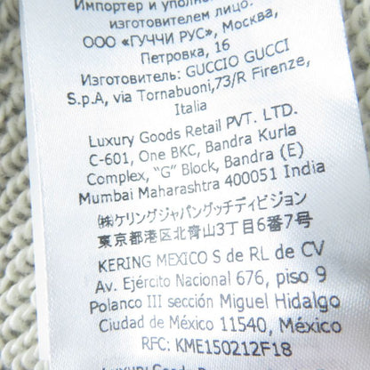 Gucci 23SS 717404 100% Cotton Interlocking G Print Long Sleeve Sweatshirt Grey