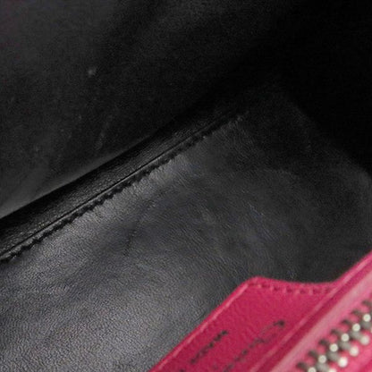 Christian Dior 2way Bag Lady Dior Medium Bag Tweed Pinkish Silver Hardware