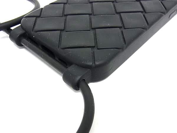 Bottega Veneta Intrecciato Rubber Iphone 14 Pro Phone Case In Black Bl4759