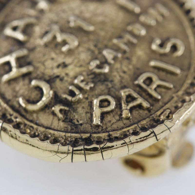 Chanel 31 RUE Cambon Vintage Gold Plated Ladies 10.2g Earrings