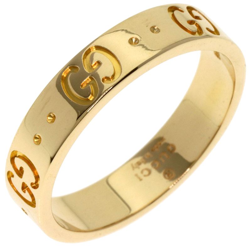 Gucci Icon #12 Ring - 18K Yellow Gold Ladies