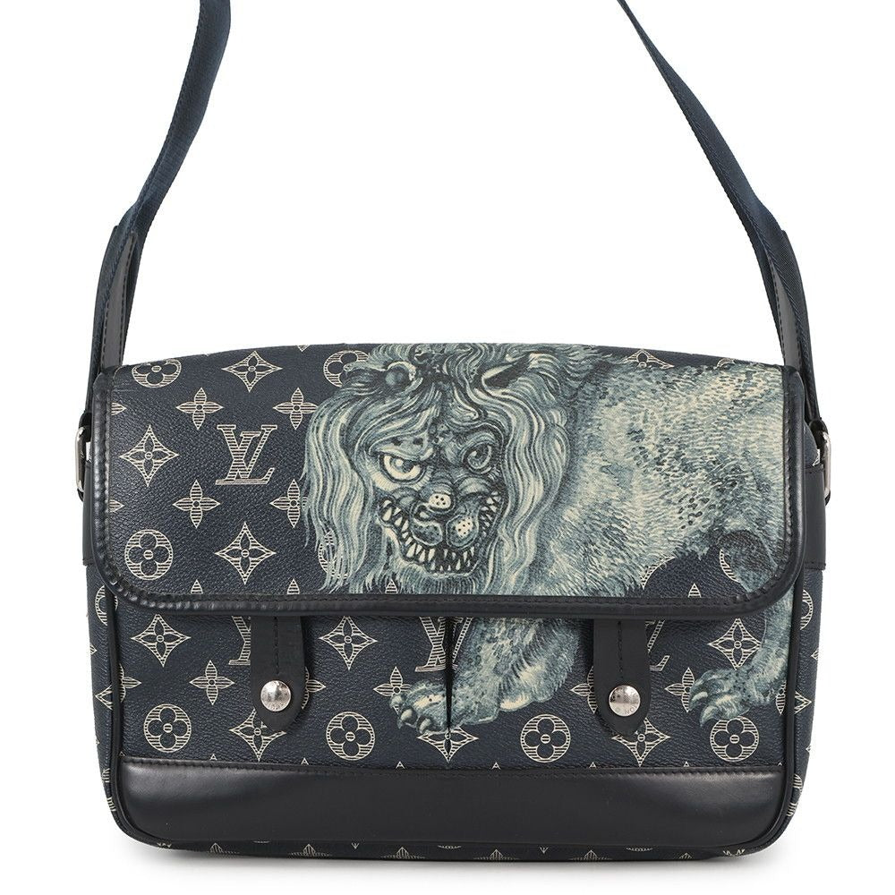Louis Vuitton Shoulder Bag Monogram Savannah Chapman Brothers Messenger PM