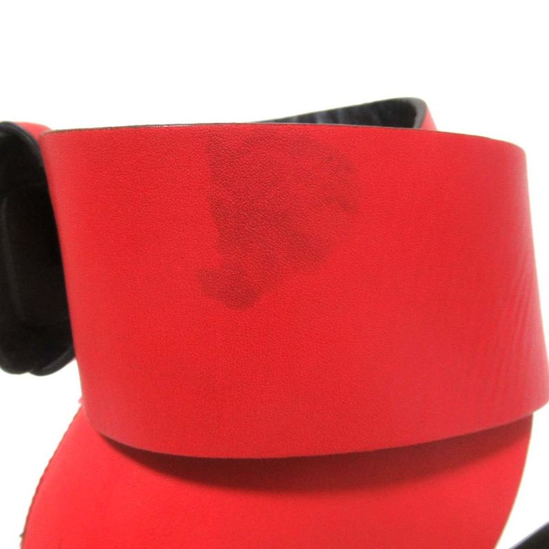 Good Celine Leather X Jute Ankle Strap Wedge Sole Espadrille Sandals Size 36