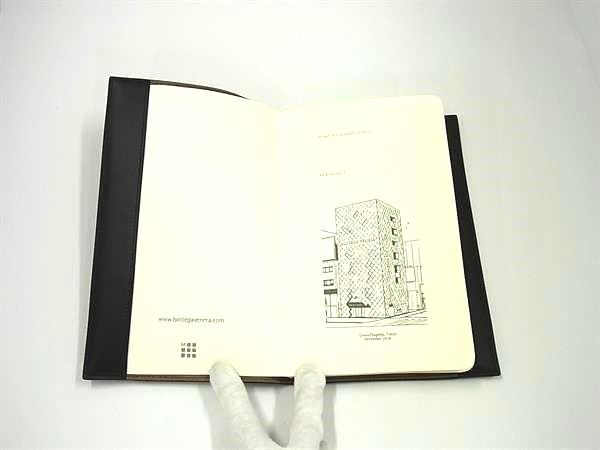 Bottega Veneta Intrecciato Leather Notebook Stationery Black Fl9564