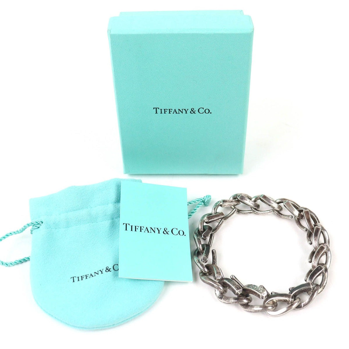 Tiffany & Co. Forge Large Link Bracelet 925 Oxidized Finish Silver — view 2