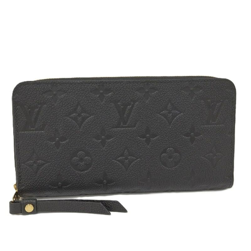Louis Vuitton Zippy Wallet Round Zipper Long Monogram Empreinte Noir
