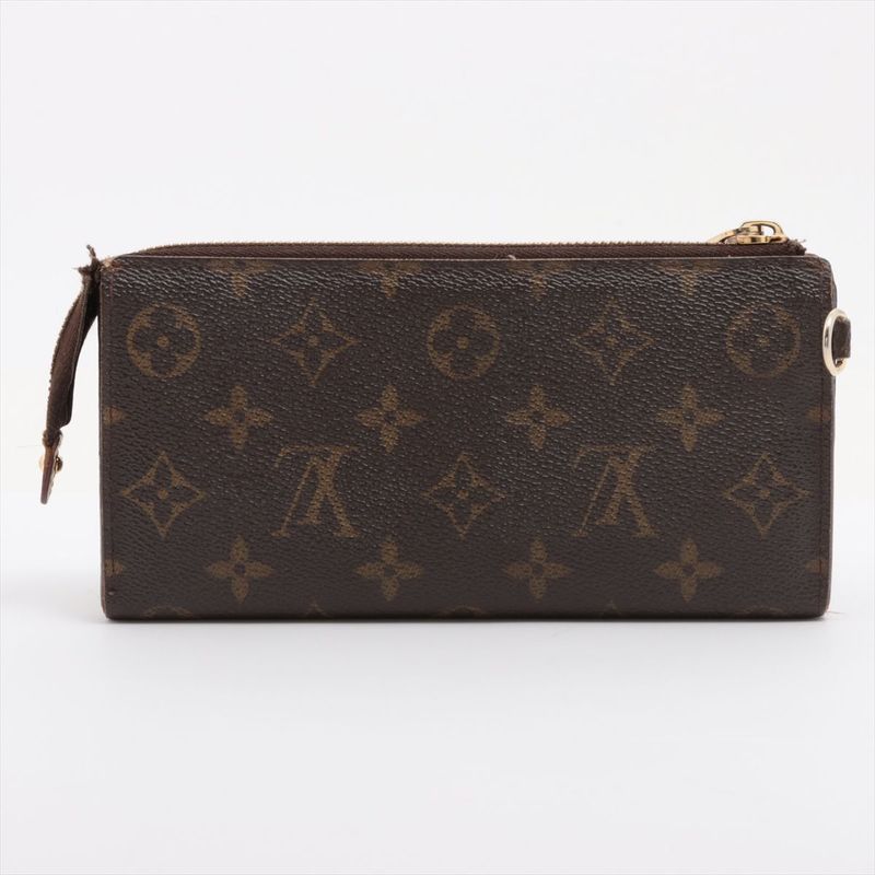 Louis Vuitton Monogram Portefeuille Astrid Zippy Wallet Long Wallet M61781