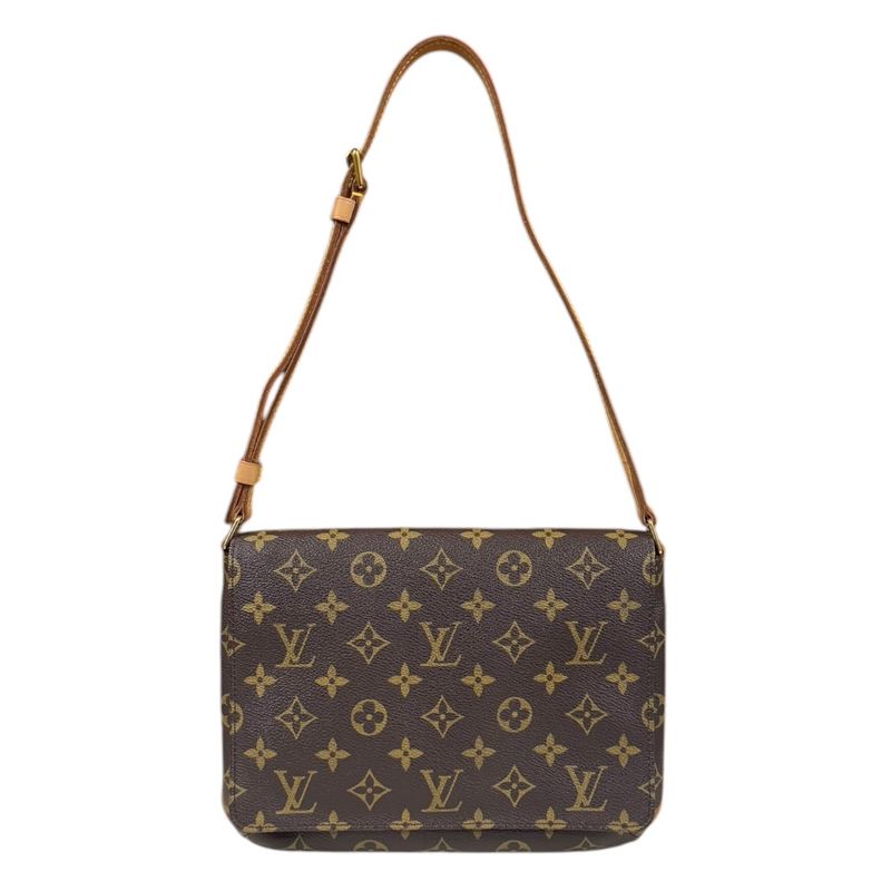 Louis Vuitton Musette Tango Short Monogram Shoulder Bag Monogram Canvas M51257