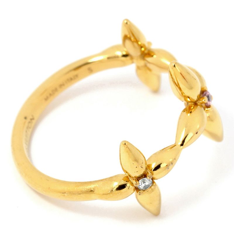 Louis Vuitton Ring With Louisette Signature In Gold