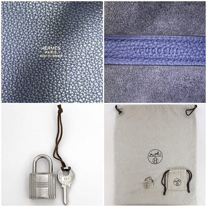 Hermes Handbag Picotin Lock PM Navy Blue Nuit Excellent Condition