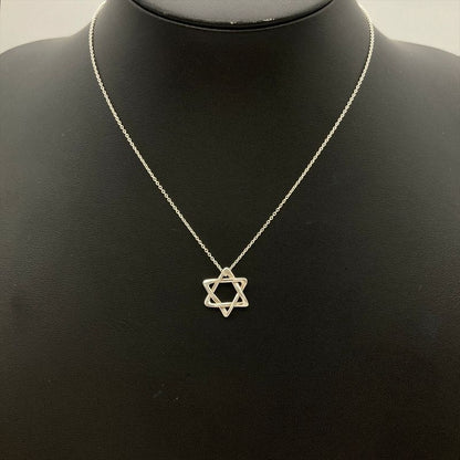 Tiffany & Co Tiffany & Co Star Of David Necklace Sv925 25g Silver Unisex