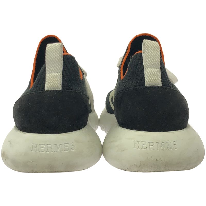 Hermes Crew Knit Sneakers Black 35 1 2