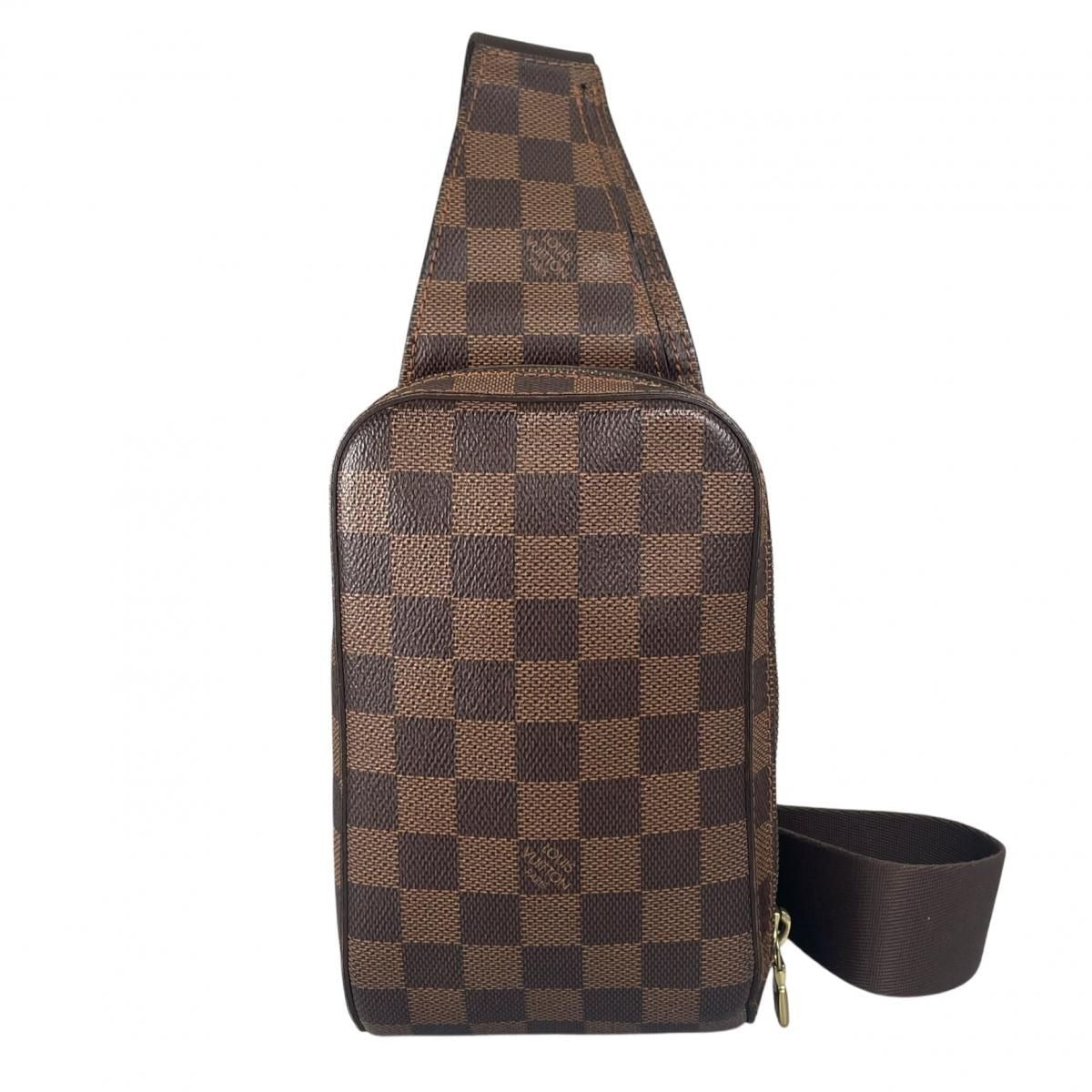 Louis Vuitton Crossbody Waist Pouch Geronimos Belt Bag Brown