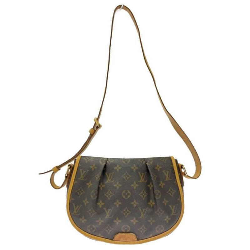 Louis Vuitton Monogram Menilmontane PM Shoulder Bag Brown