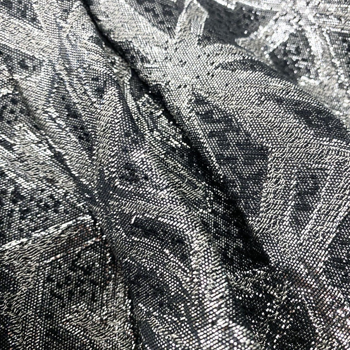 Dior Vintage Jacket Peplum All Over Pattern 9 Silver — view 6