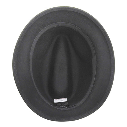Gucci Wool Leather with Interlocking Felt Hat — view 6